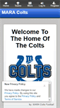 Mobile Screenshot of maracoltsfootball.com
